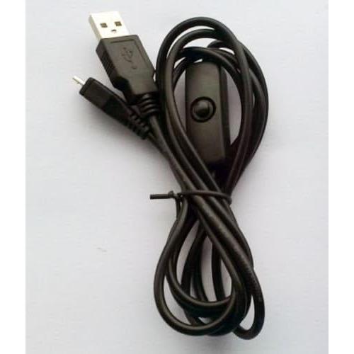 Cable Micro USB JBtek con Interruptor para Raspberry Pi 1,5m