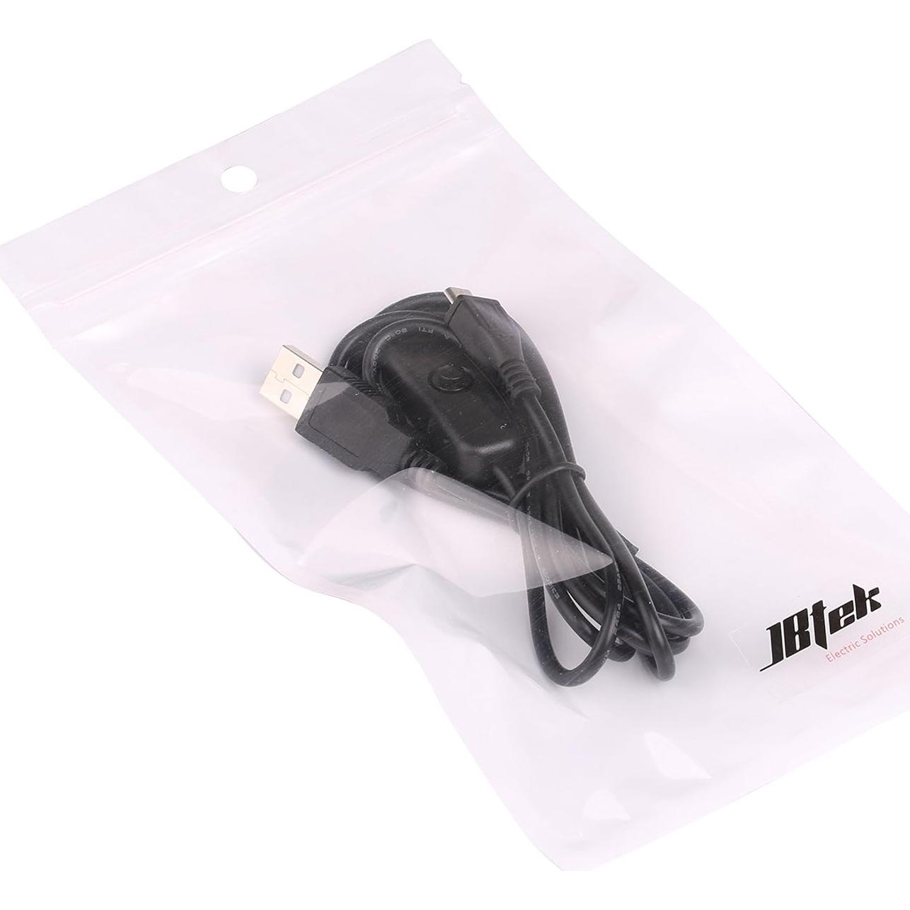 Cable Micro USB JBtek con Interruptor para Raspberry Pi 1,5m
