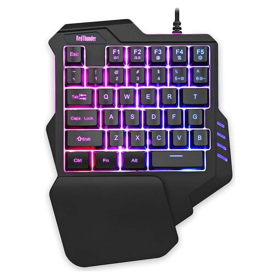 Teclado Gaming RedThunder G30 Retroiluminado RGB 35 Teclas