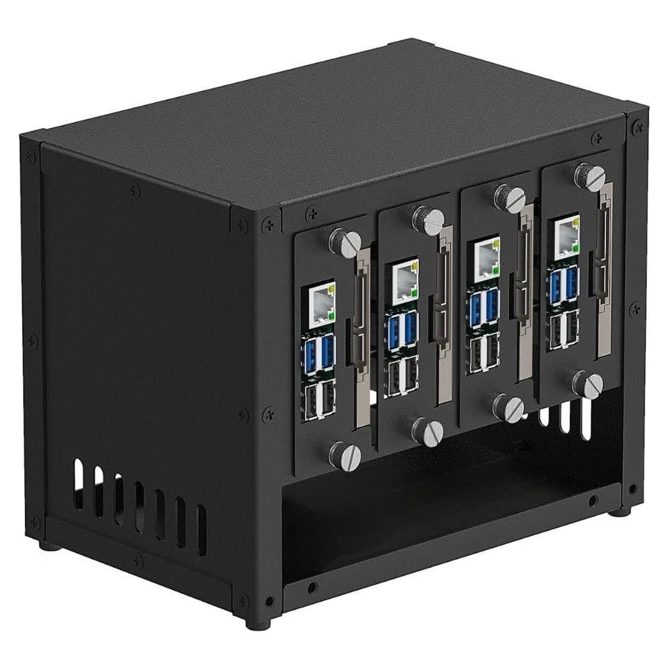 Caja Completa UCTRONICS para Raspberry Pi Cluster 4xSSD