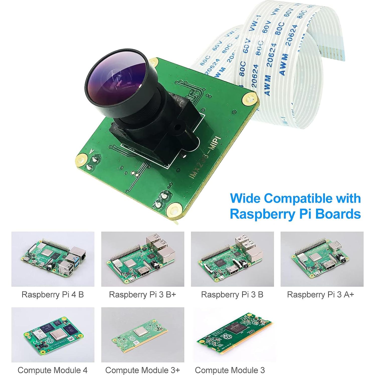 Módulo de Cámara Innomaker GS IMX296 para Raspberry Pi 1.58MP