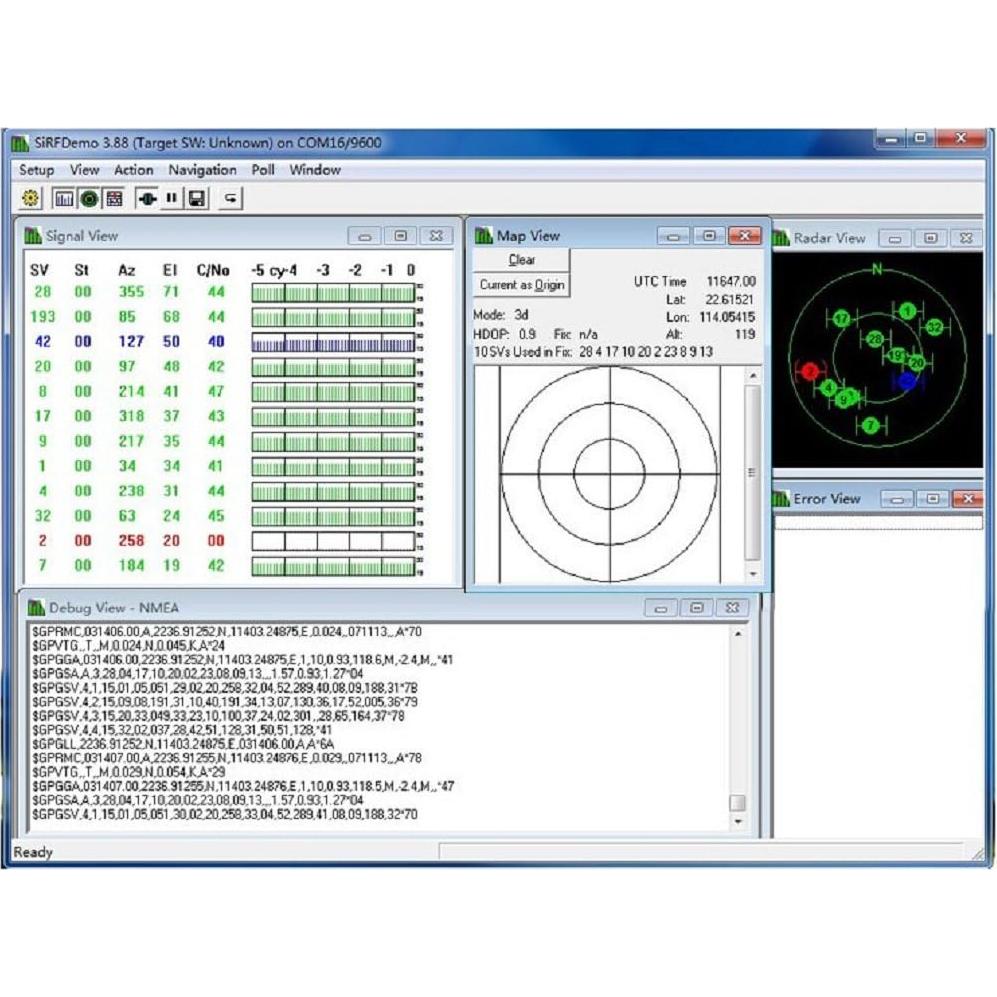 Módulo GPS USB VK-162 Geekstory Antena Externa 15x10cm