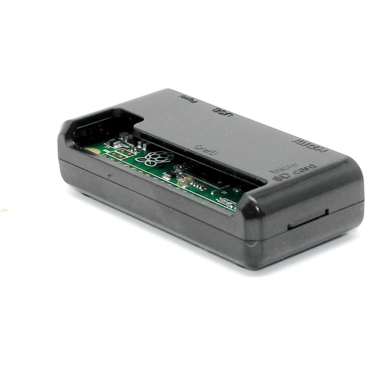 SB Components Raspberry Pi Zero Case Protective Case Cover for Raspberry Pi Zero & Zero 2 W - Black