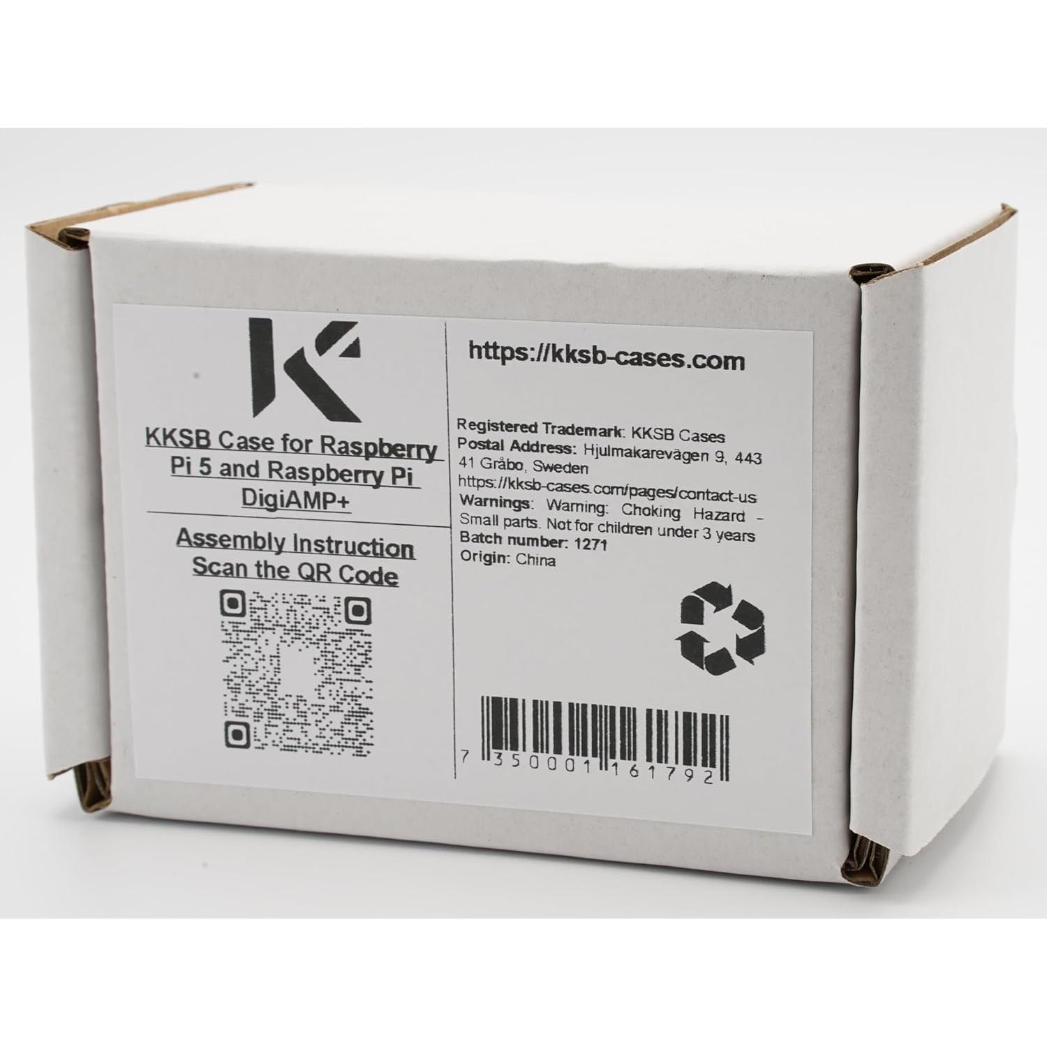 Caja para Raspberry Pi 5 KKSB Cases con soporte DigiAMP+