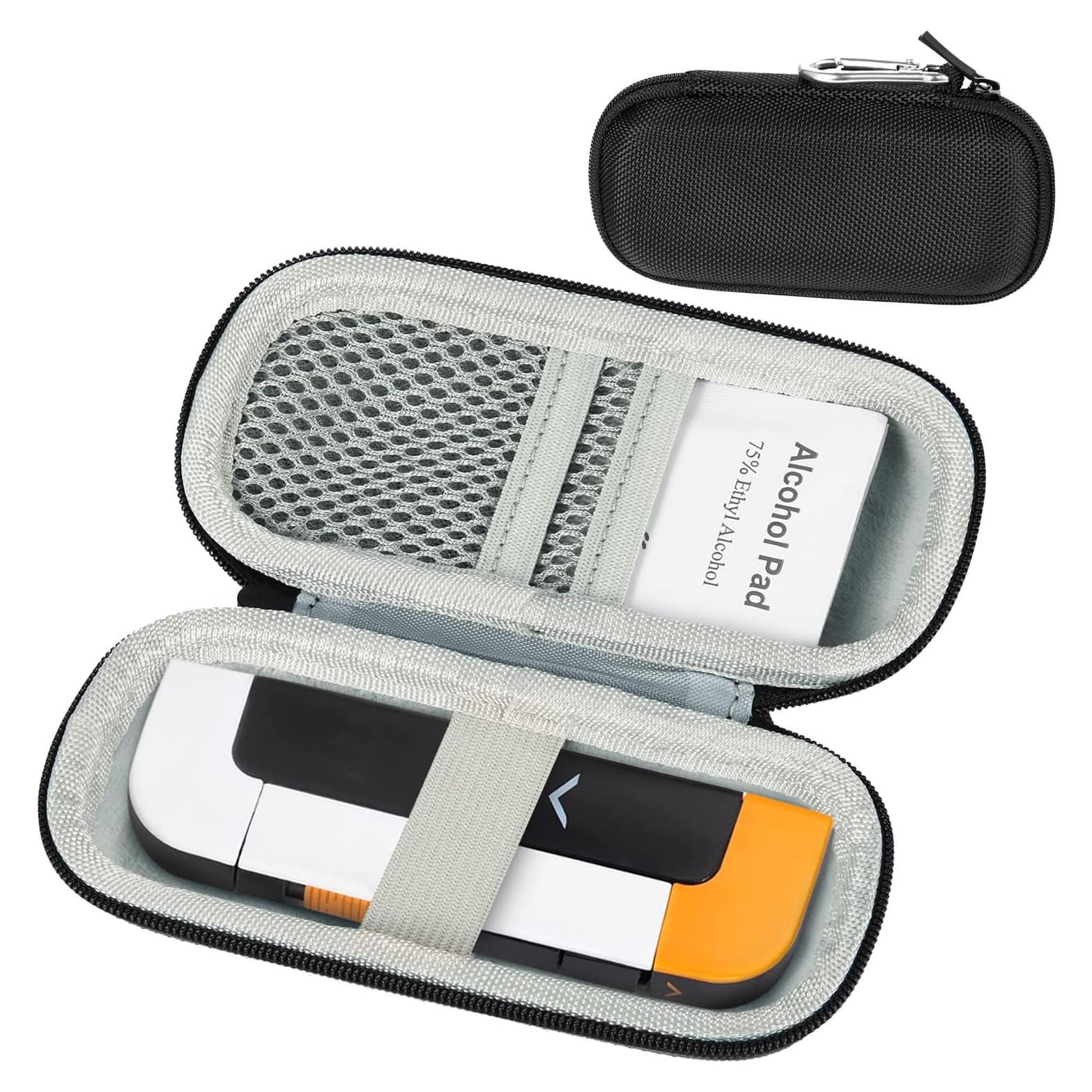 Estuche Mini de Viaje MUSHENJI para Monitor de Glucosa