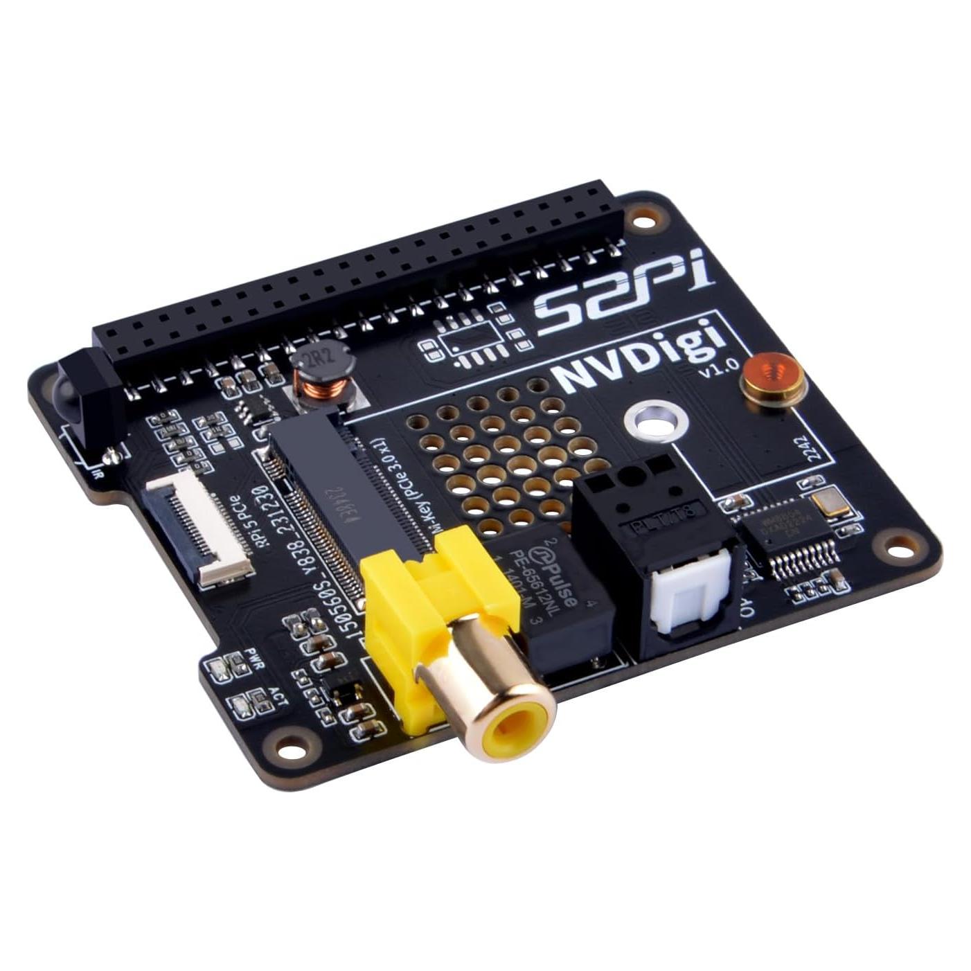 Placa de Expansión GeeekPi NVDigi para Raspberry Pi 5 HiFi Digi