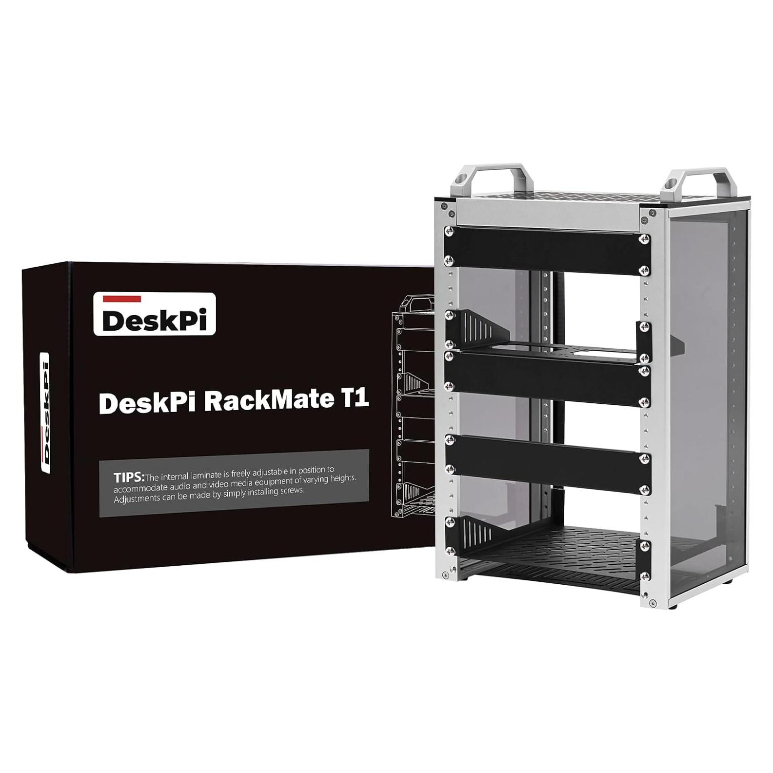 Gabinete de Servidor 8U GeeekPi RackMate T1 25.4 cm Aluminio