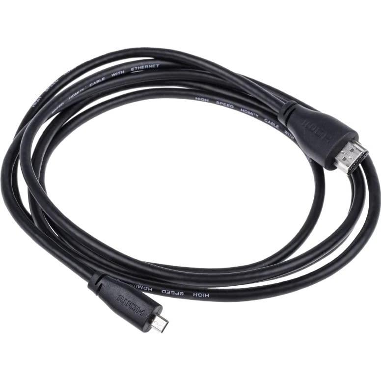 Cable Micro HDMI 2m Raspberry Pi 4K 60Hz Negro