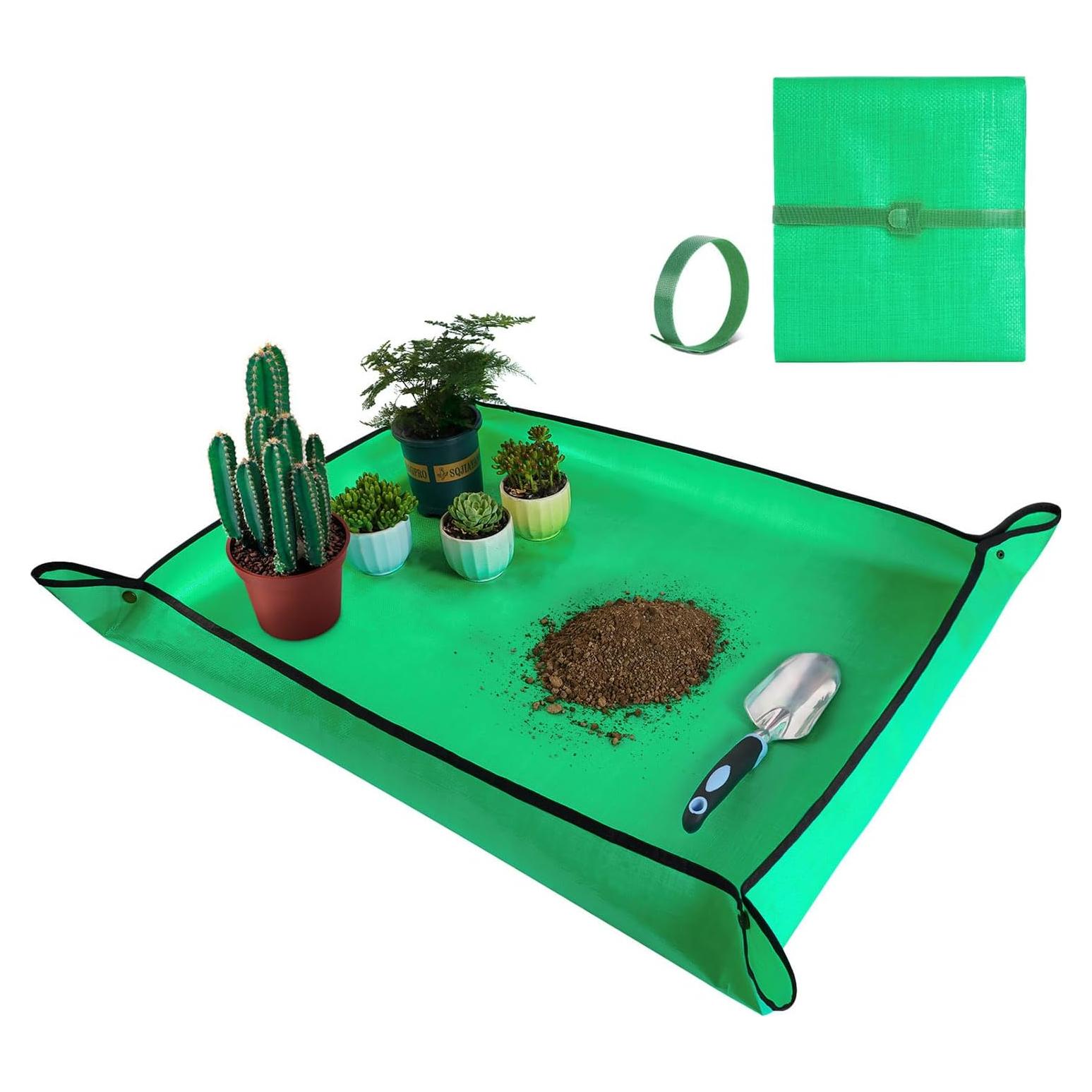 Alfombrilla de Replantar HNXTYAOB Grande Impermeable 100x80cm