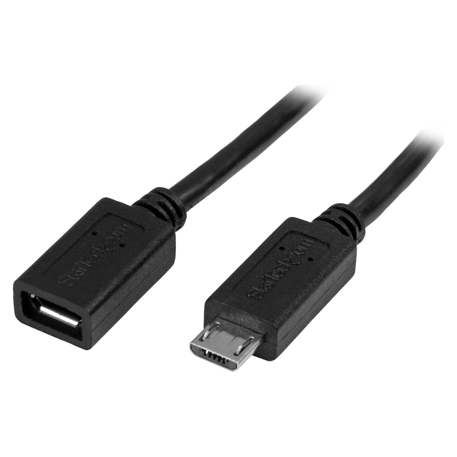 Cable de Extensión Micro-USB 50cm StarTech USBUBEXT50CM