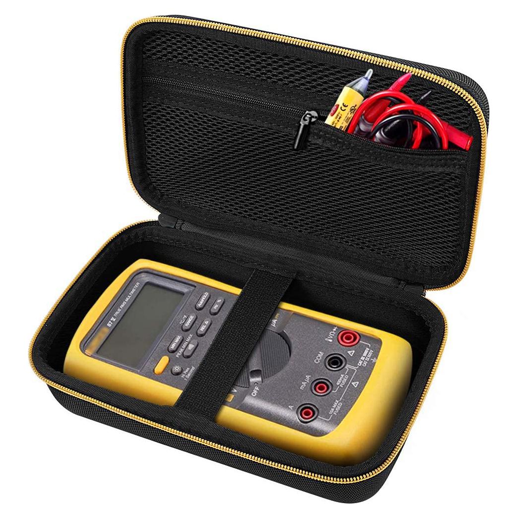 Estuche rígido COMECASE para multímetros Fluke 87-V/88V - Negro