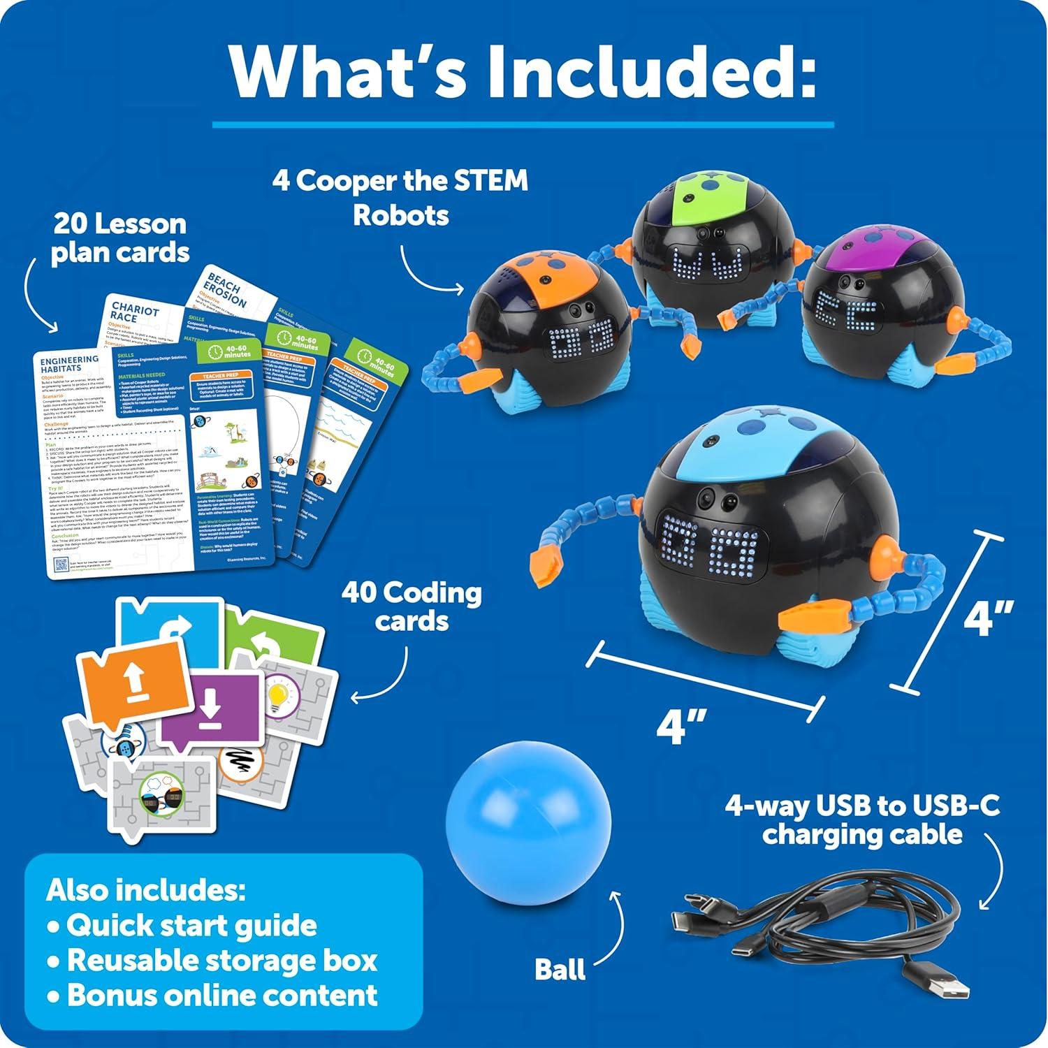 Robot Cooper STEM - Programación Sin Pantalla - Learning Resources