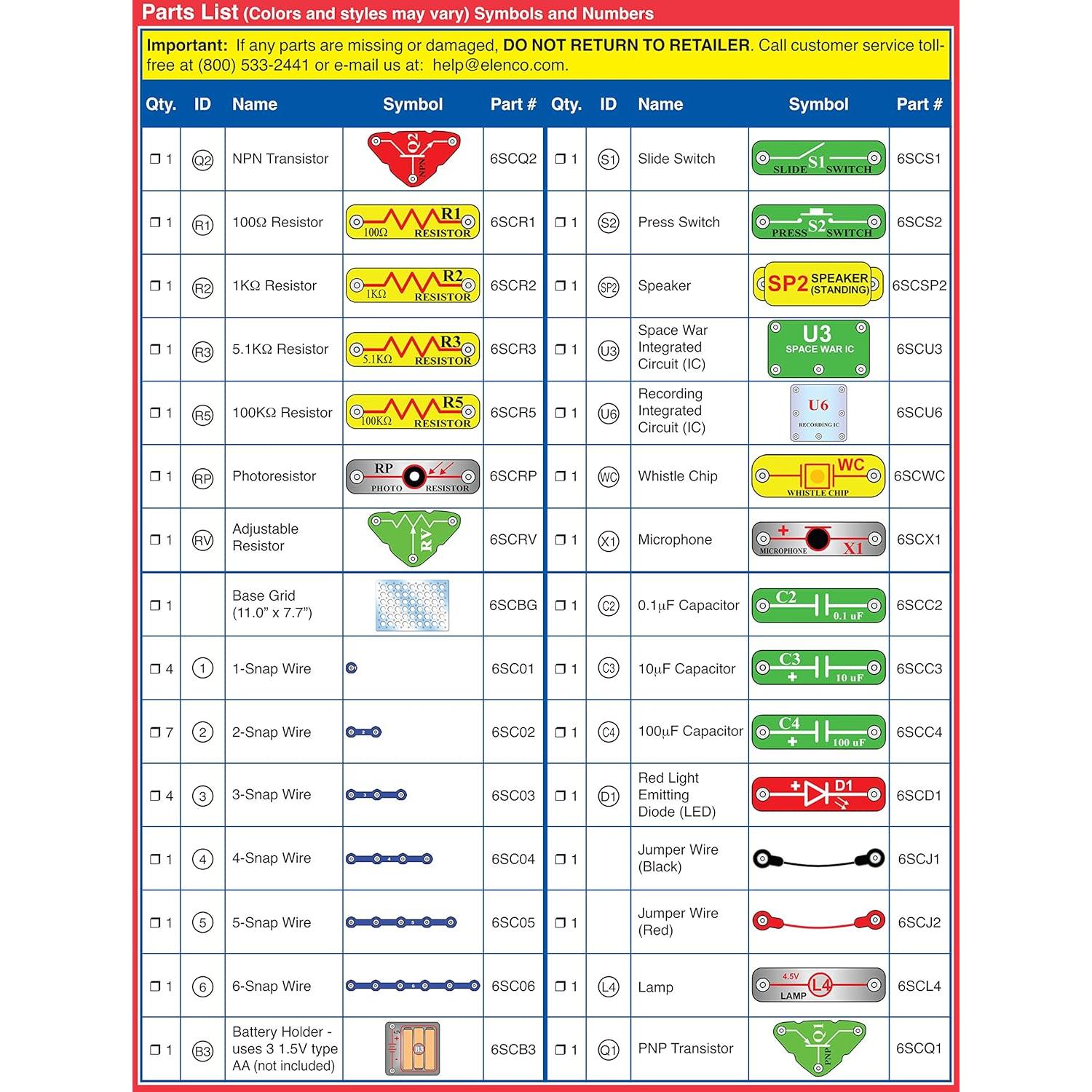 Kit de Electrónica Snap Circuits 203 - 200 Proyectos STEM