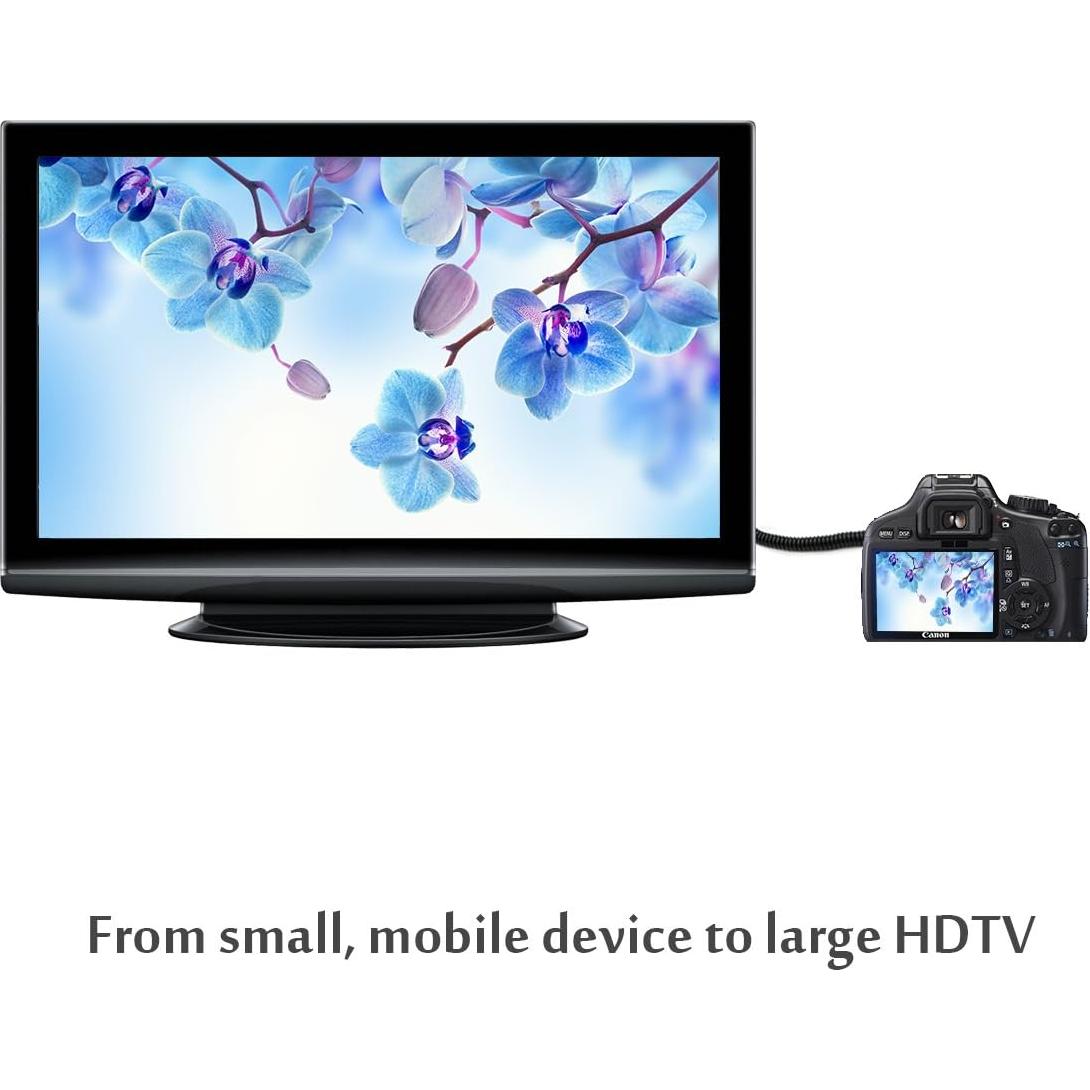 Cable Micro HDMI a HDMI UCEC 0.97m Retráctil Alta Velocidad