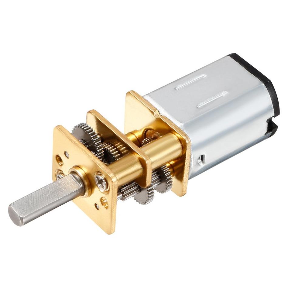 Motor de Engranaje DC 6V uxcell 10RPM Mini 12x12x9mm