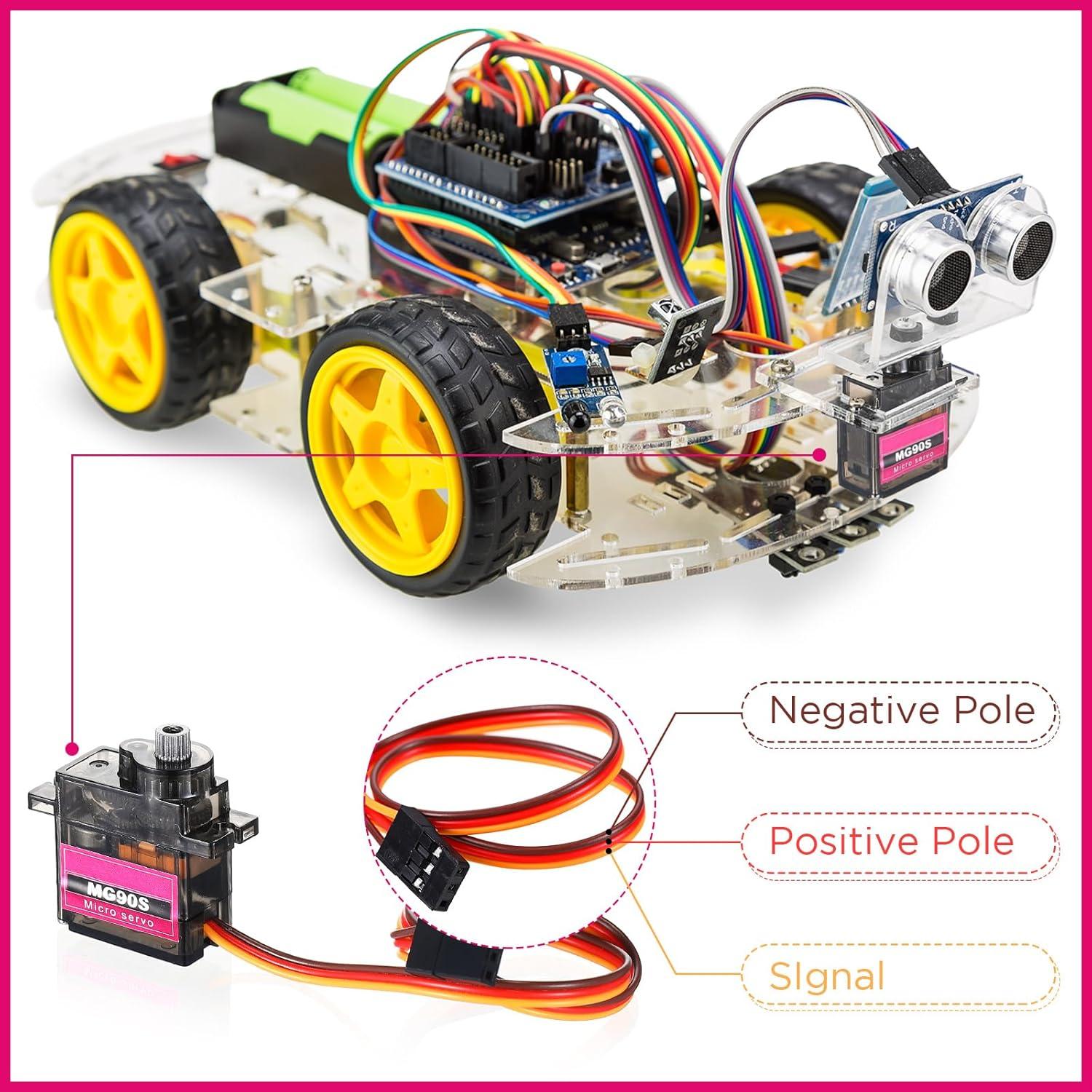 Kit 16 Motores Servo Micro SG90 Hanaive 9g para RC