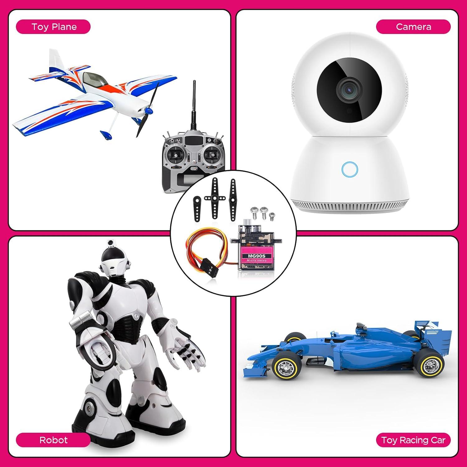 Kit 16 Motores Servo Micro SG90 Hanaive 9g para RC