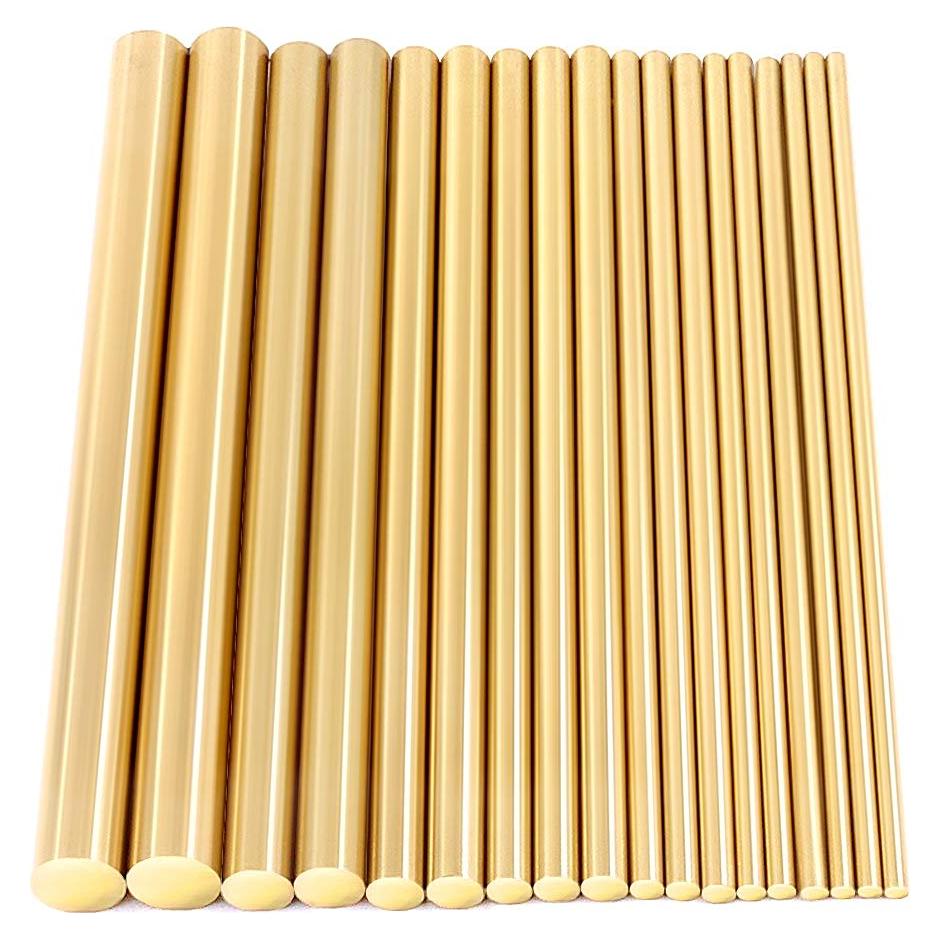 Kit de Varillas de Latón Swpeet 18 Piezas 2-8mm 100mm