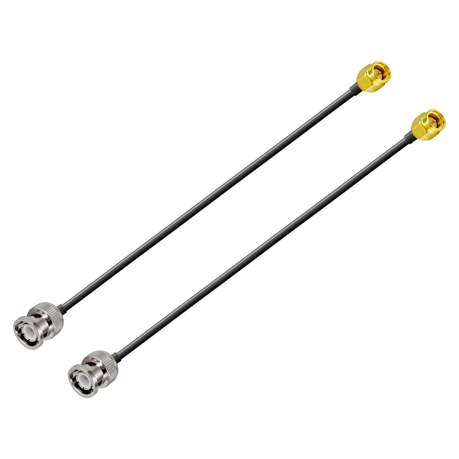 Cable Coaxial RF SMA Macho a BNC Macho 15cm 2PCS POBADY