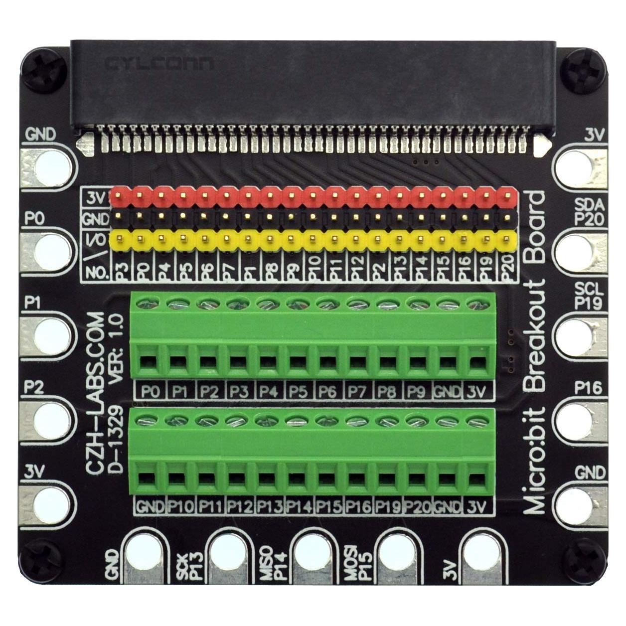 Placa de desconexión Edge CZH-LABS para Micro:bit