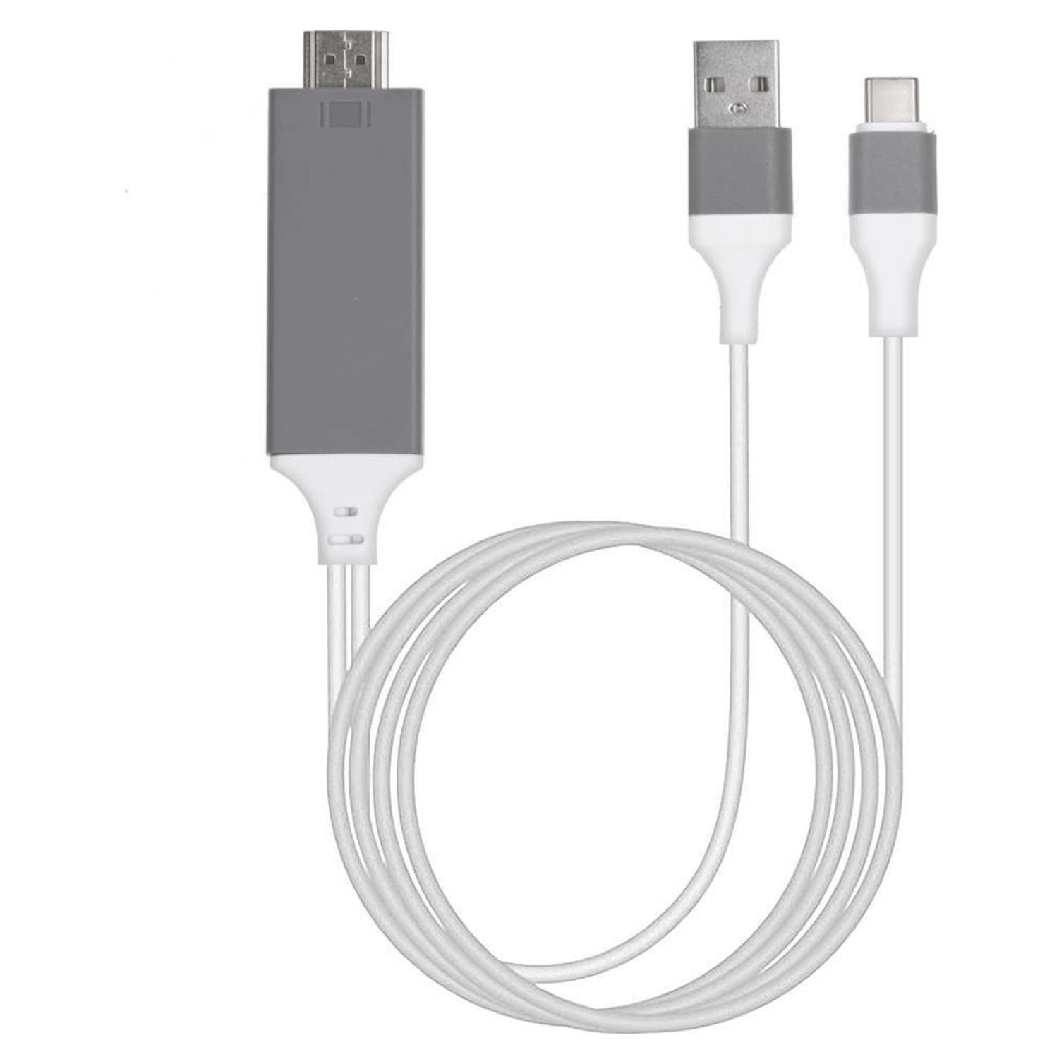 Cable HDMI 4K USB-C Tek Styz 2M Compatible Raspberry Pi