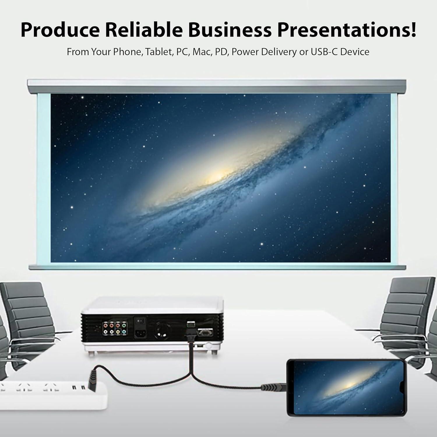 Cable HDMI 4K USB-C Tek Styz 2M Compatible Raspberry Pi