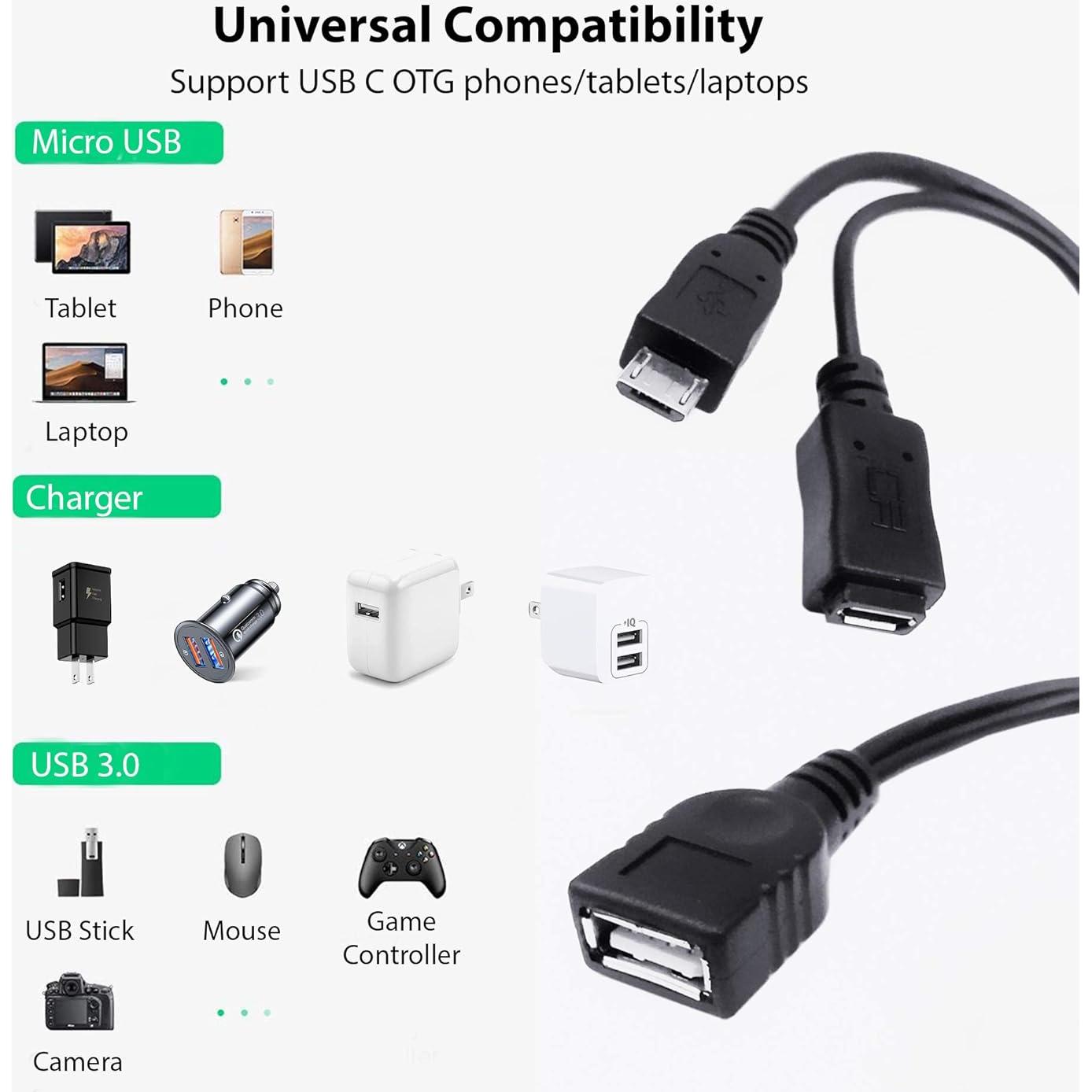 Cable OTG Tek Styz para Raspberry Pi Zero v1.3 - 20.32 cm