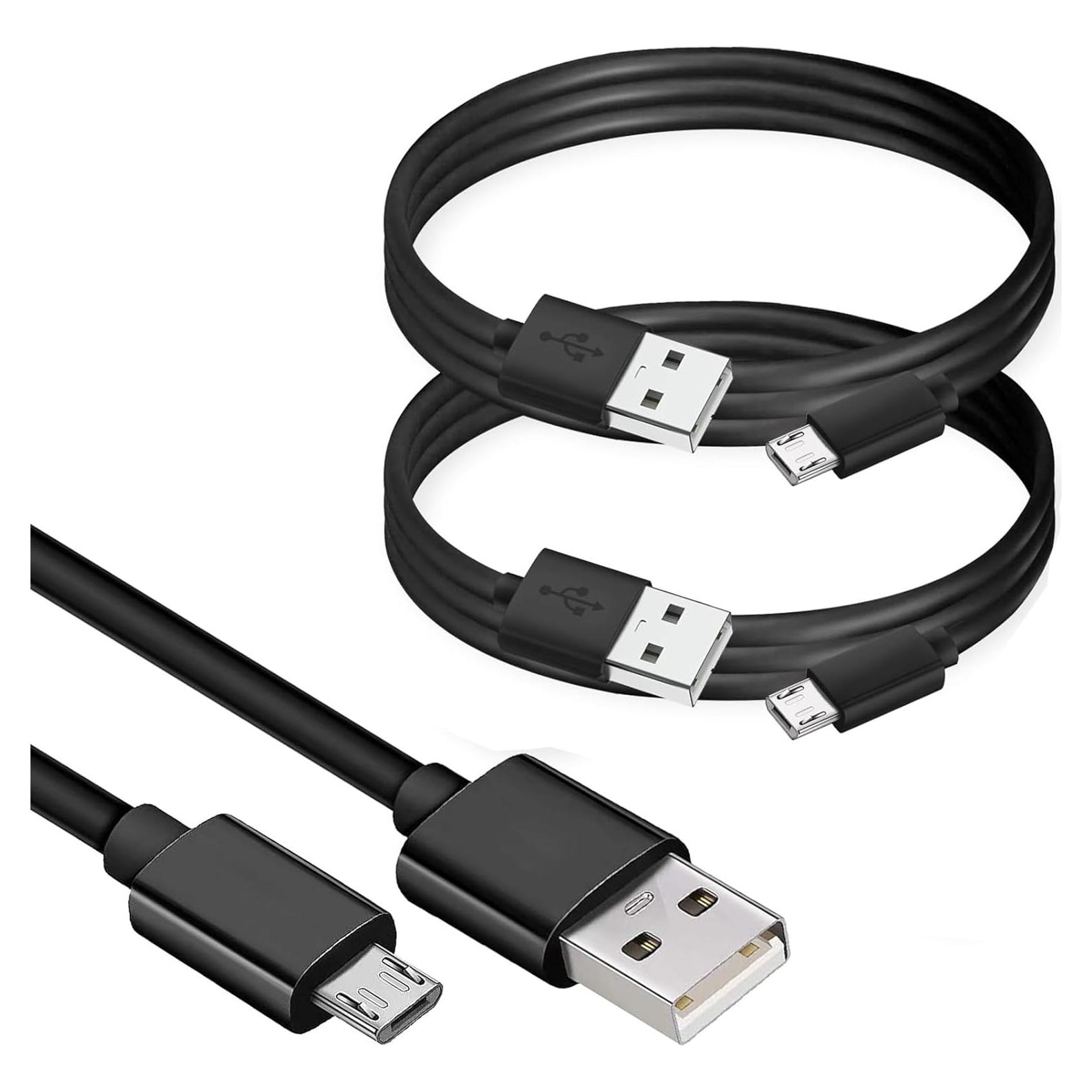 Cable de Carga Rápida MicroUSB 1.8m para Raspberry Pi Zero v1.3