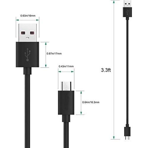 Cable MicroUSB Carga Rápida 1.5m Compatible Raspberry Pi Zero W