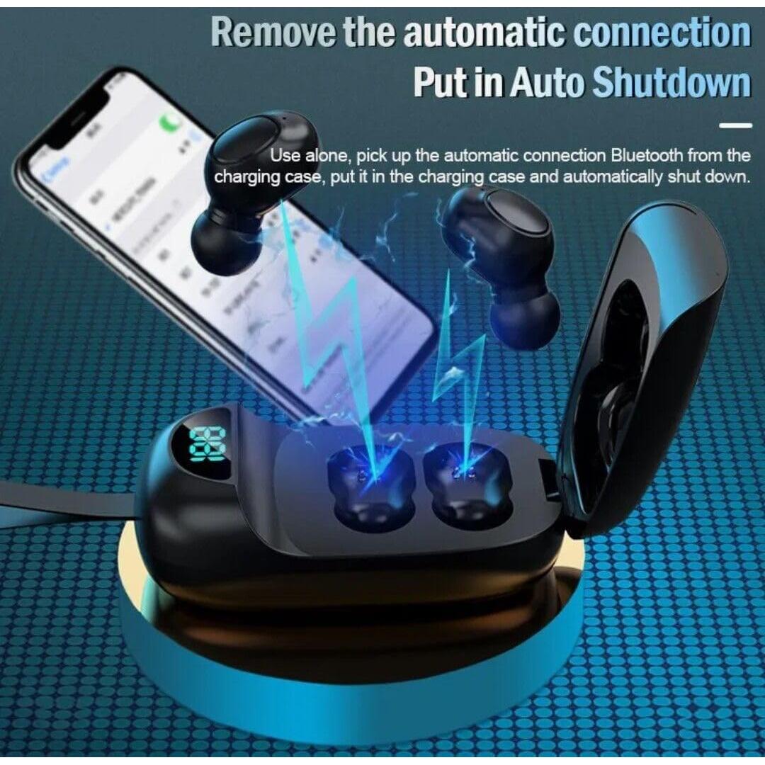 Auriculares Bluetooth VOLT PLUS TECH TG01 con Estuche Carga 24h