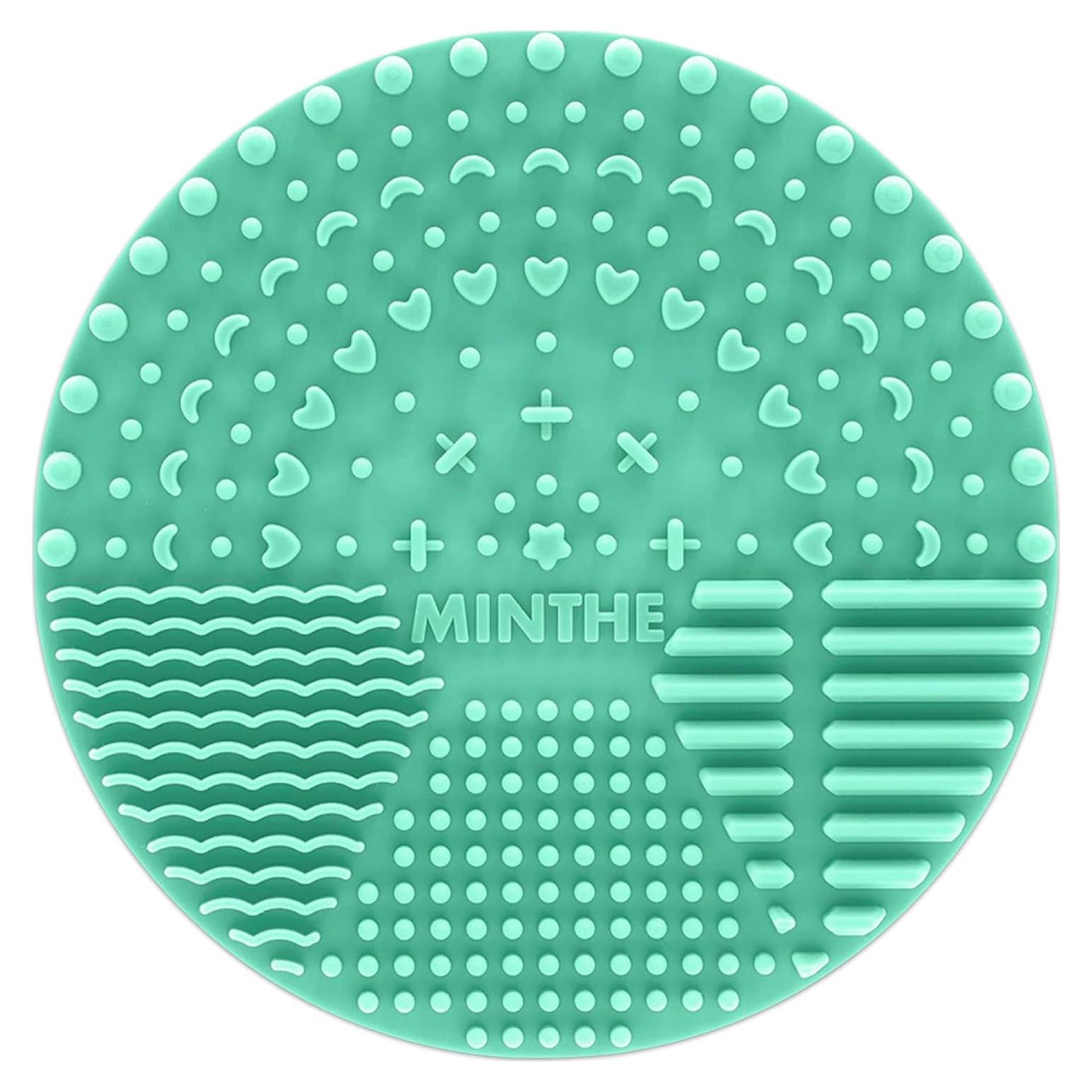 Mate de Limpieza de Brochas MINTHE | 2 Paquetes | Silicona Verde