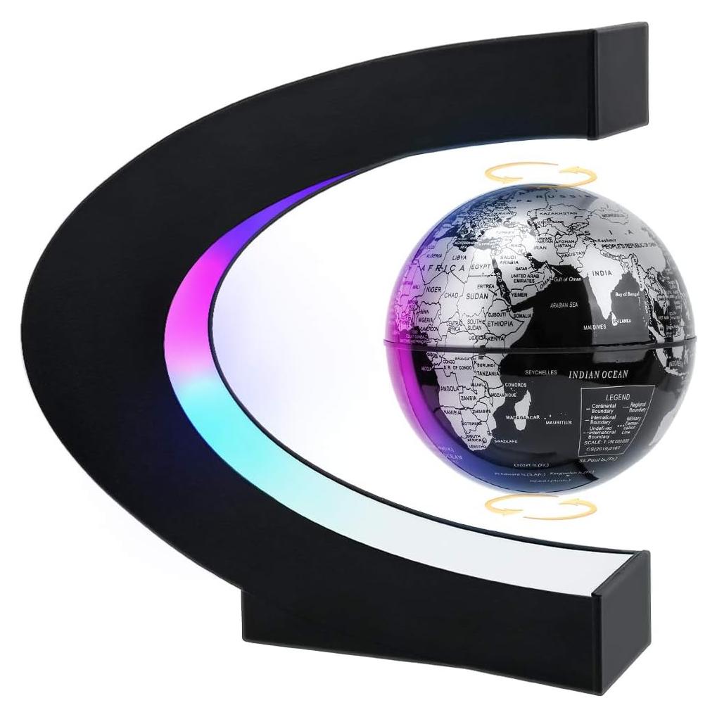 Globo Levitatante Magnético MOKOQI con Luz LED 9 cm