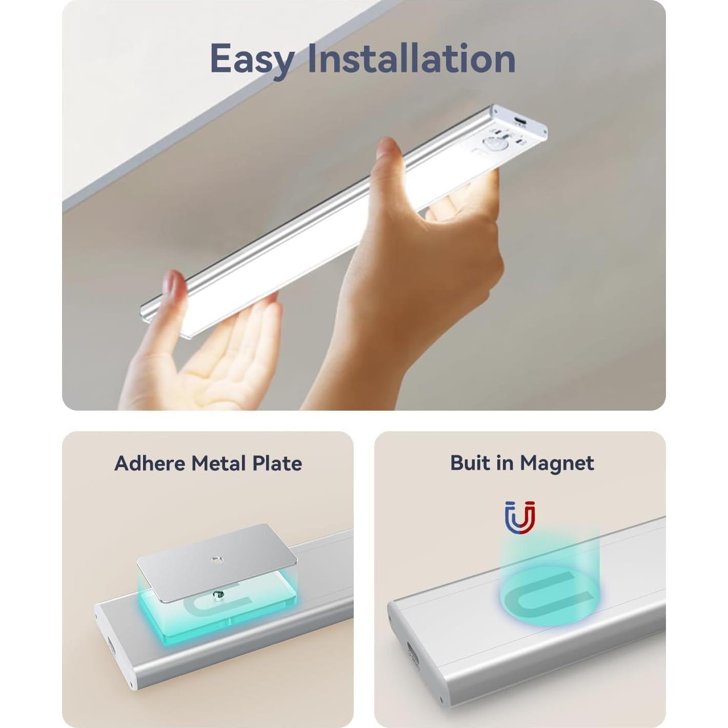 Luz Bajo Gabinete DiDiSky GLS-C001 60 LED Sensor Movimiento
