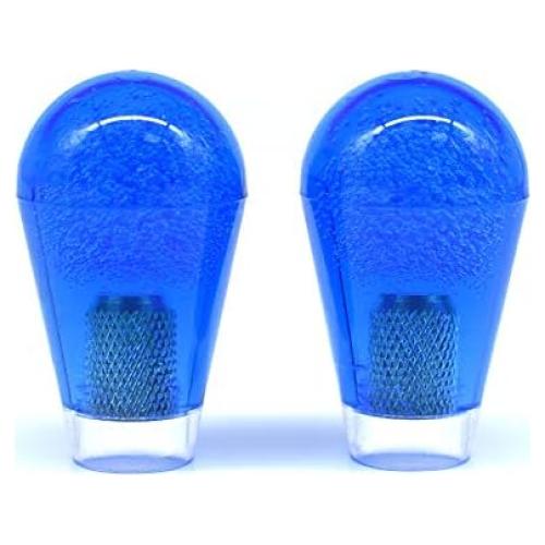 Mangos de Joystick Arcade Arcity 2 Pcs Azul Transparente