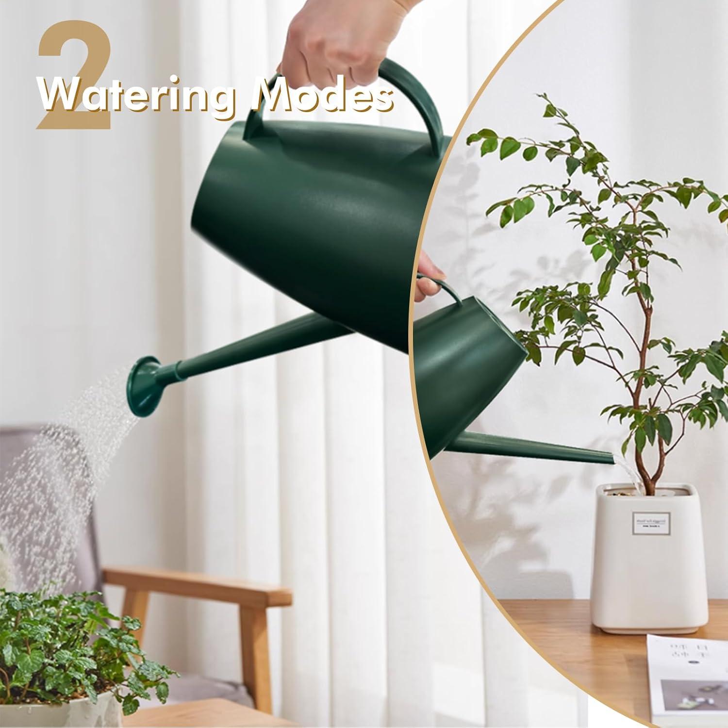 Regadera Etarewilt 1.8L Verde Oscuro para Plantas