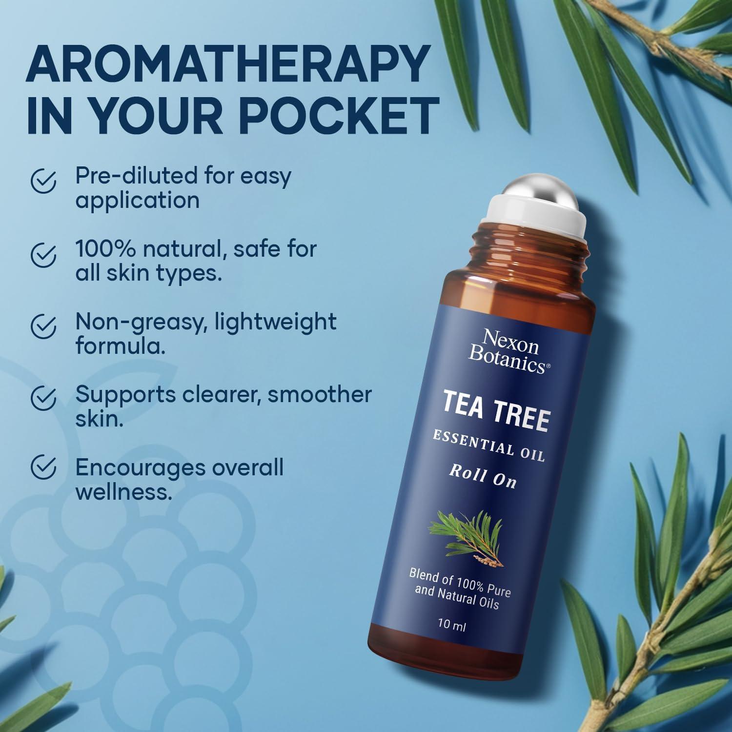 Aceite de Árbol de Té Roll-On 10 ml Nexon Botanics - 100% Puro