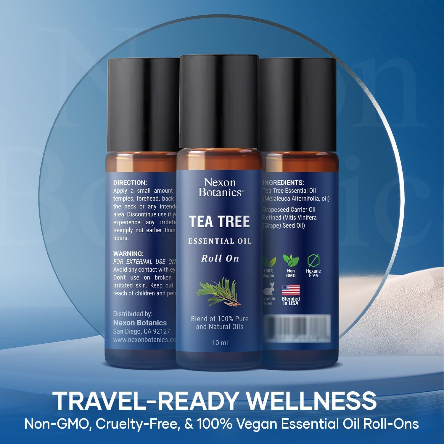 Aceite de Árbol de Té Roll-On 10 ml Nexon Botanics - 100% Puro