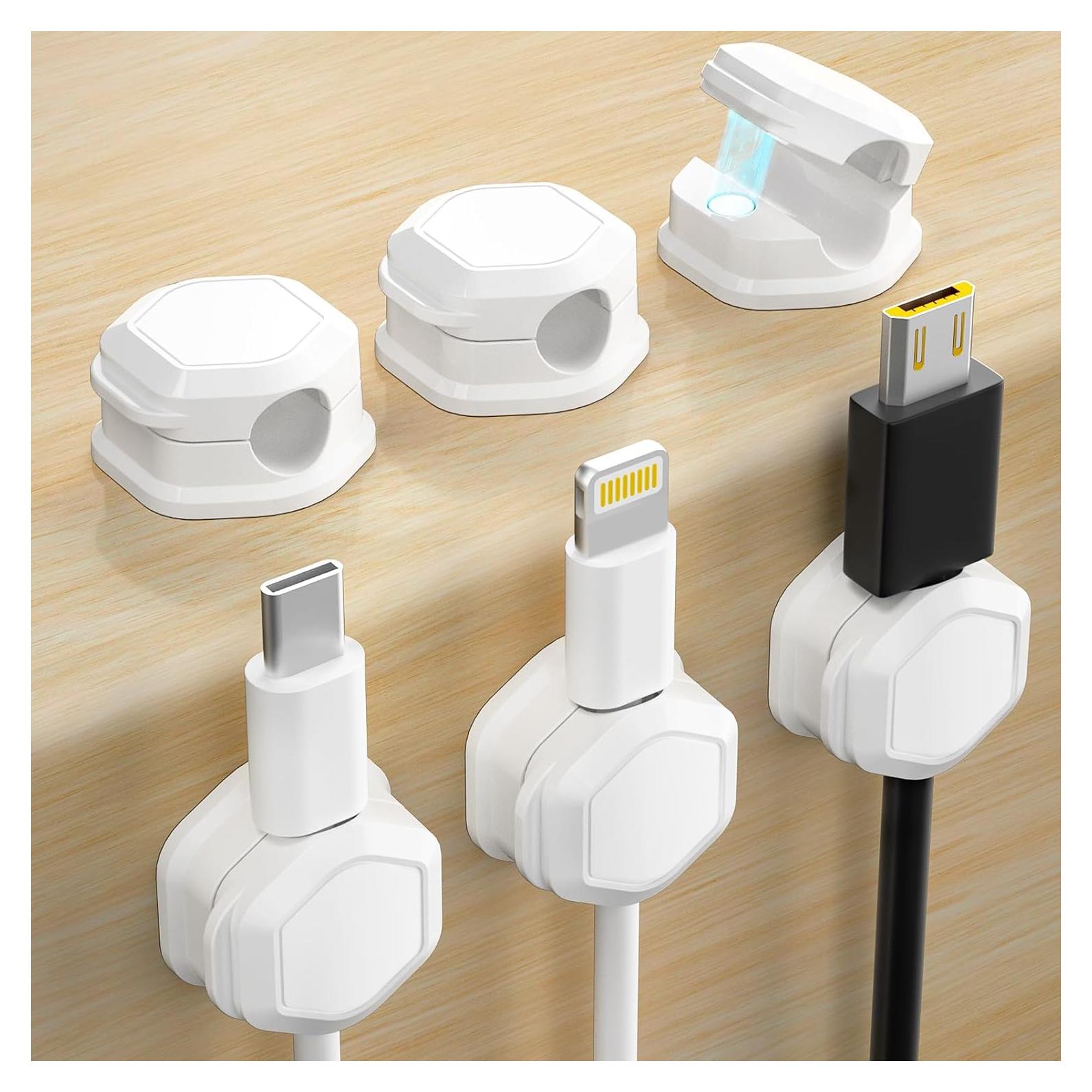 Paquete de 6 Clips Magnéticos para Cables ShenZhen - Organizador