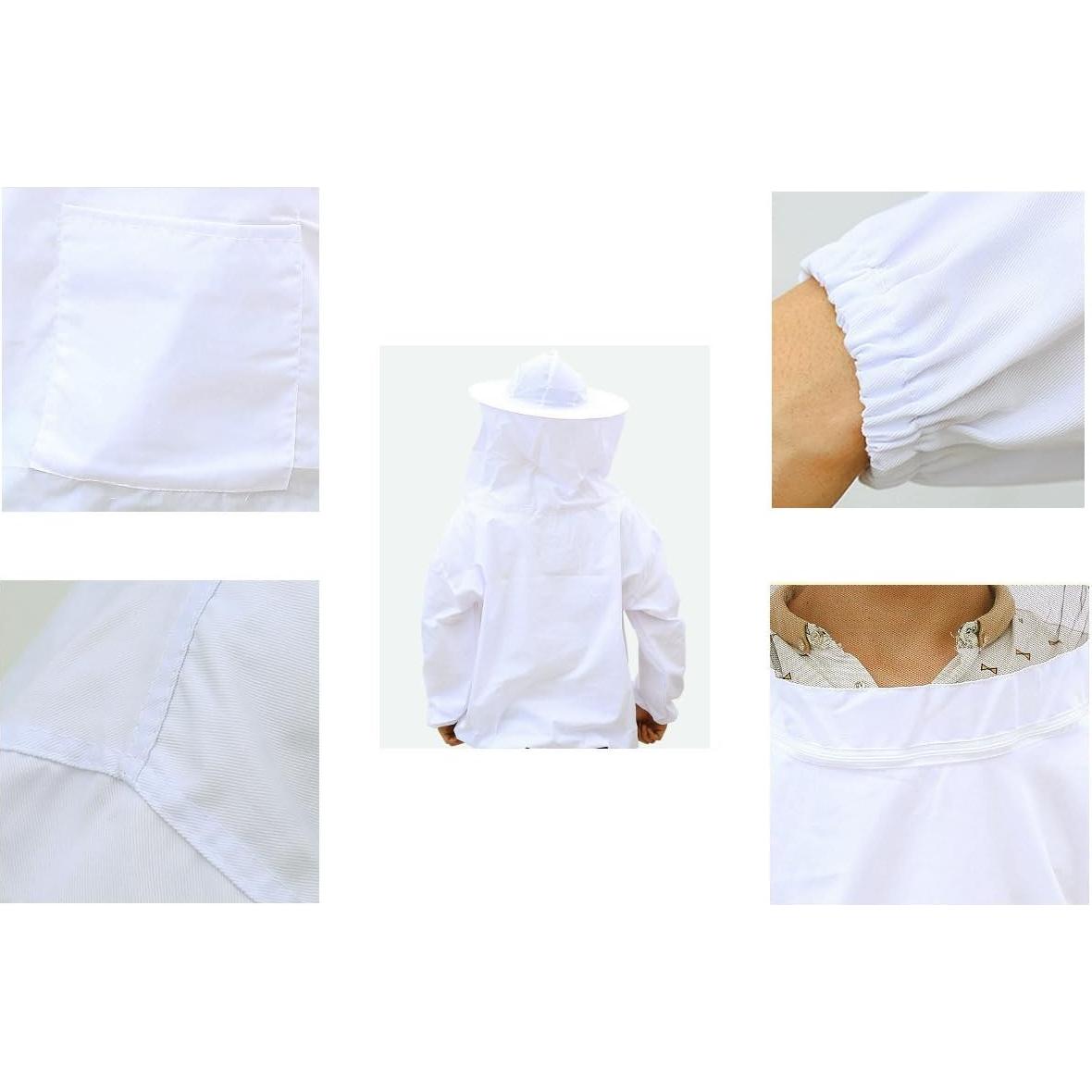 Traje de Apicultor XGUNION Unisex con Chaqueta y Pantalones