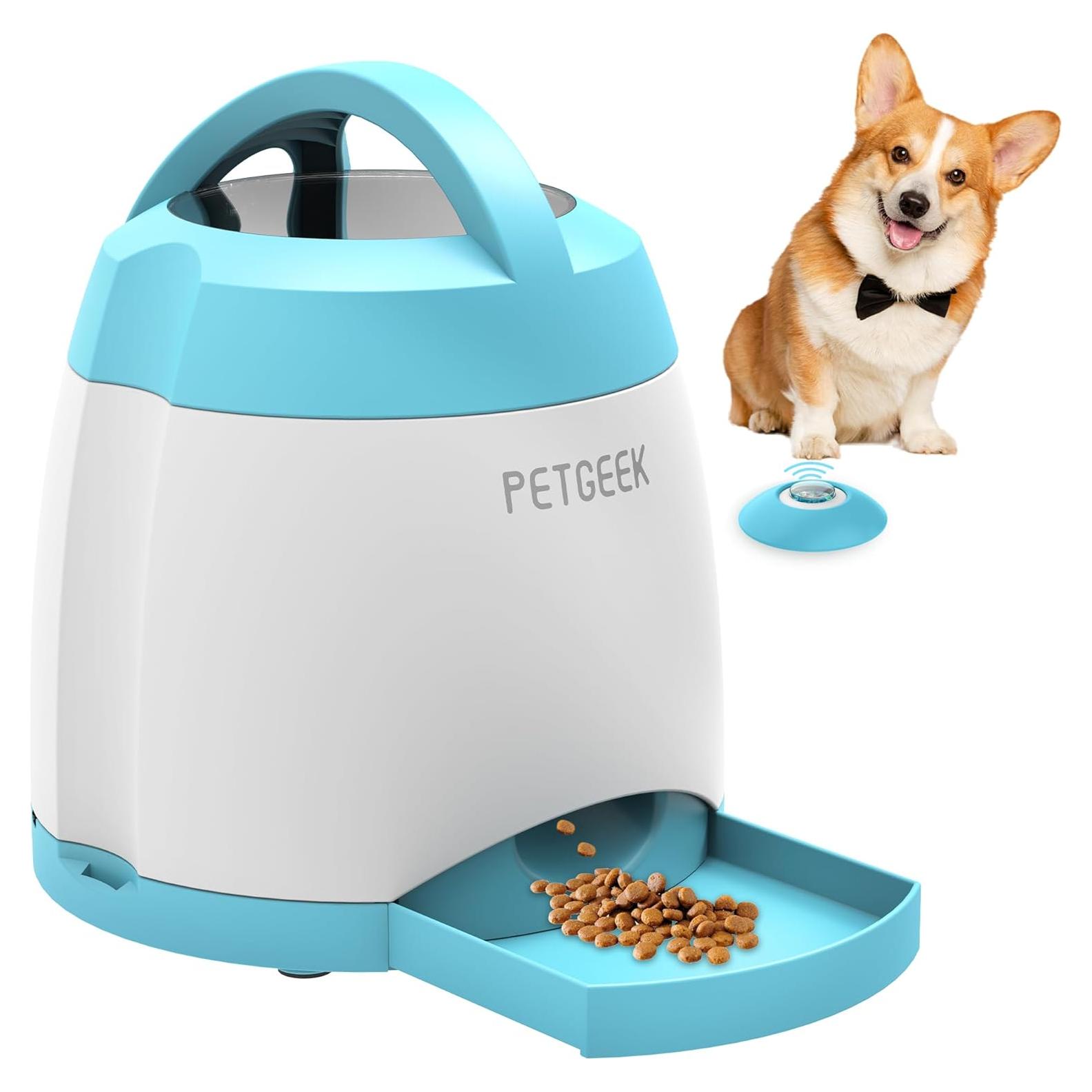 Dispensador Automático de Golosinas para Perros PETGEEK Azul