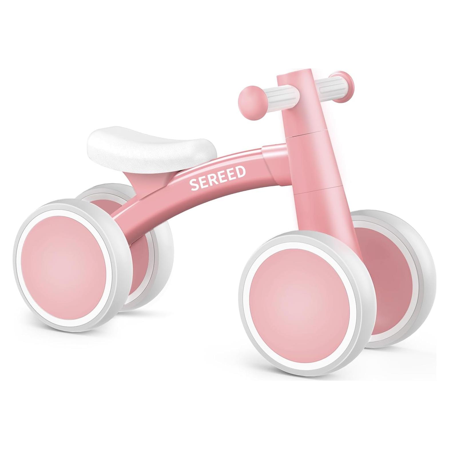 Bicicleta de Equilibrio SEREED UD30 Rosa para Bebés 1-2 Años