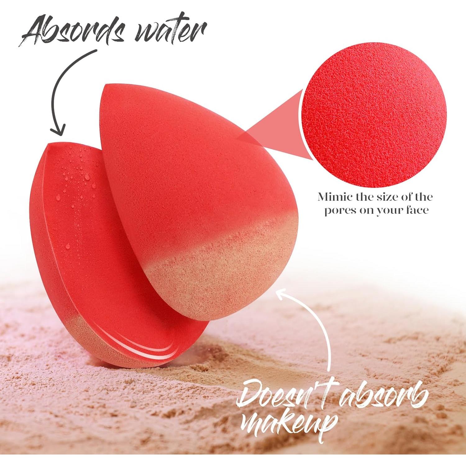 Set de 5 Esponjas de Maquillaje BEAKEY Sin Látex