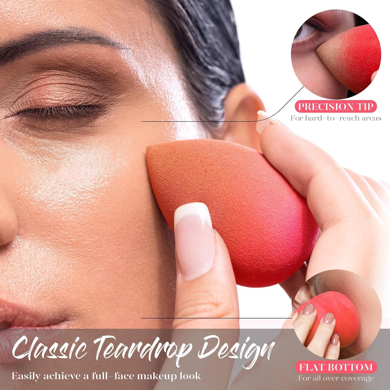 Set de 5 Esponjas de Maquillaje BEAKEY Sin Látex