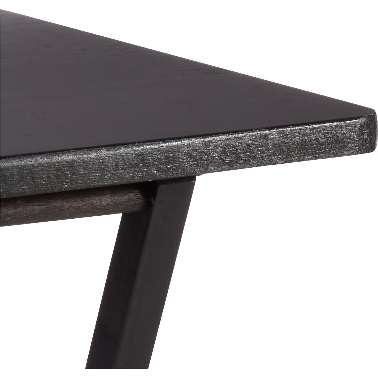 Mesa Plegable Rectangular Amazon Basics 4-Pack Negro 38x48x66 cm