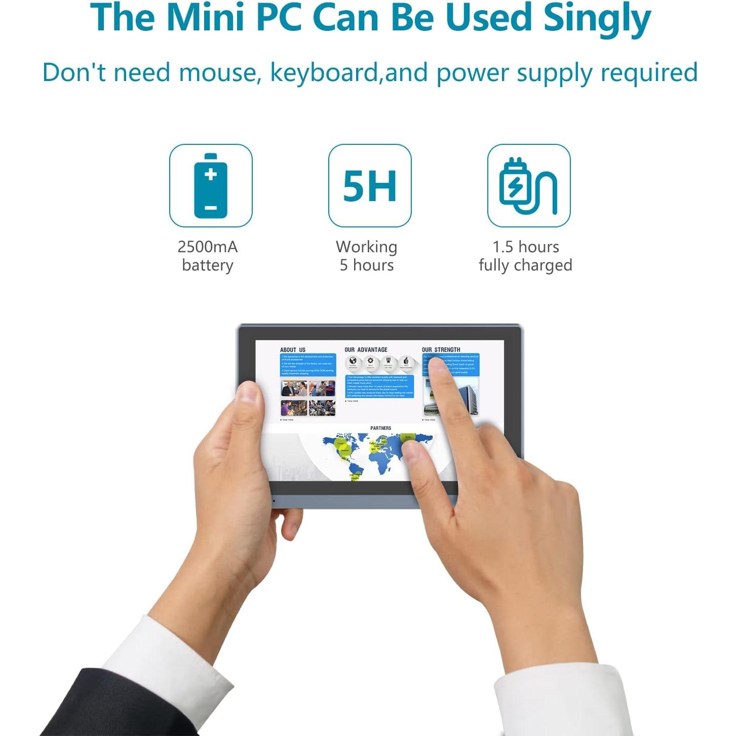 Mini PC HIGOLE F11 PRO, Celeron J4125, 8GB RAM, 128GB eMMC