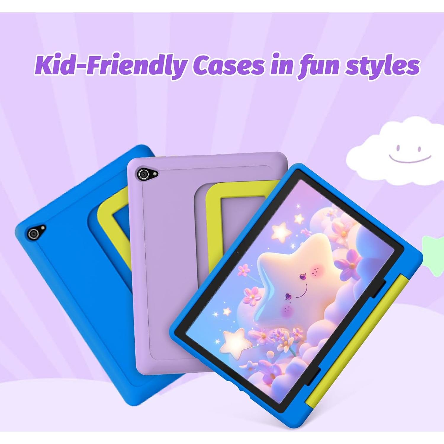 Tableta URAO 10" Android 14 para Niños 64GB con Funda