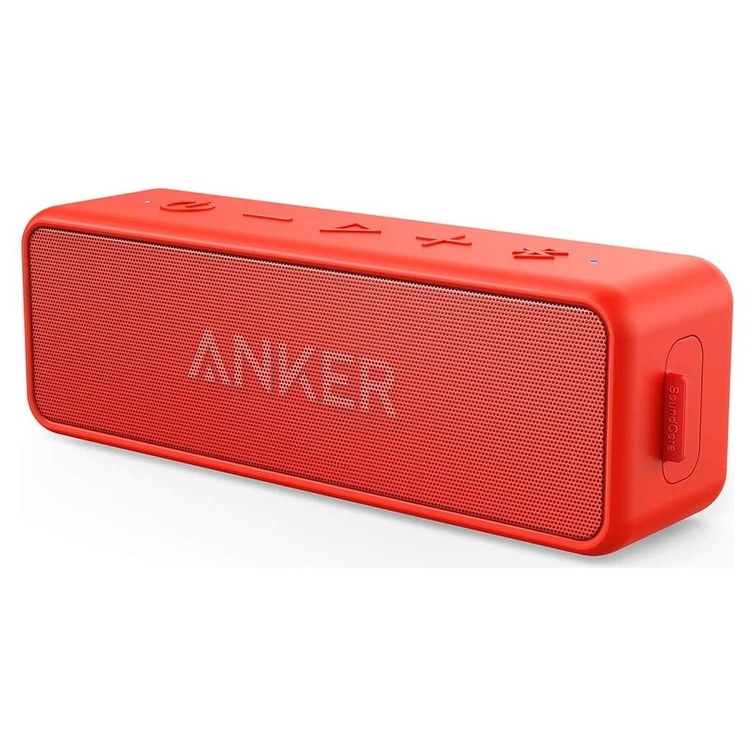 Anker SoundCore 2 Altavoz Bluetooth Portátil Rojo IPX7 24H