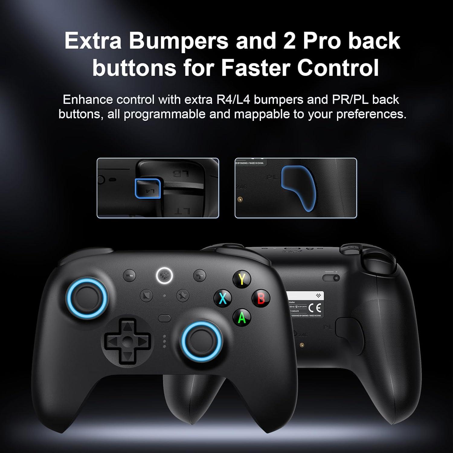 Controlador Inalámbrico 8BitDo Ultimate Negro para PC y Android