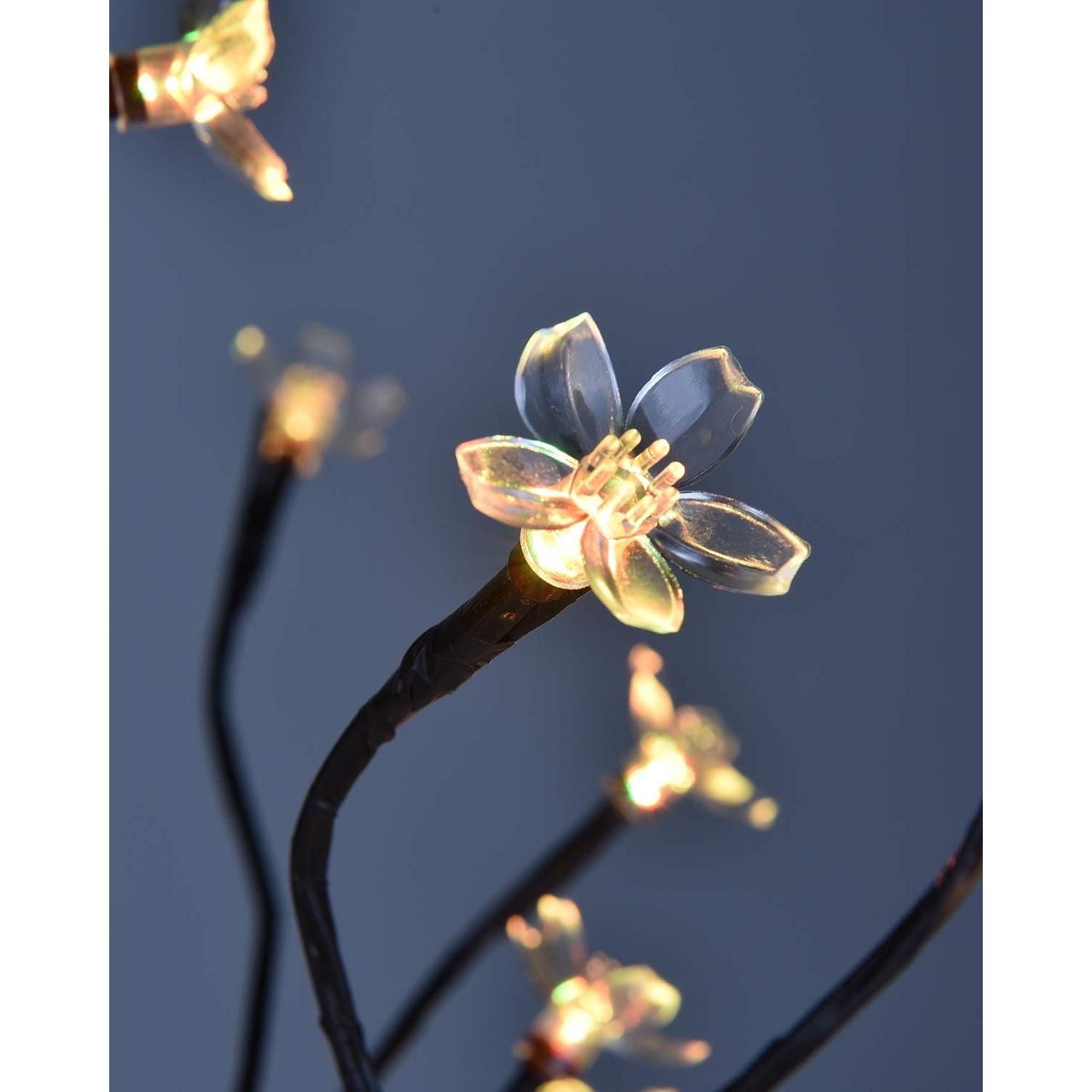 LIGHTSHARE Bonsai Cerezo 45.72 cm 48 Luces LED RGB Control Remoto