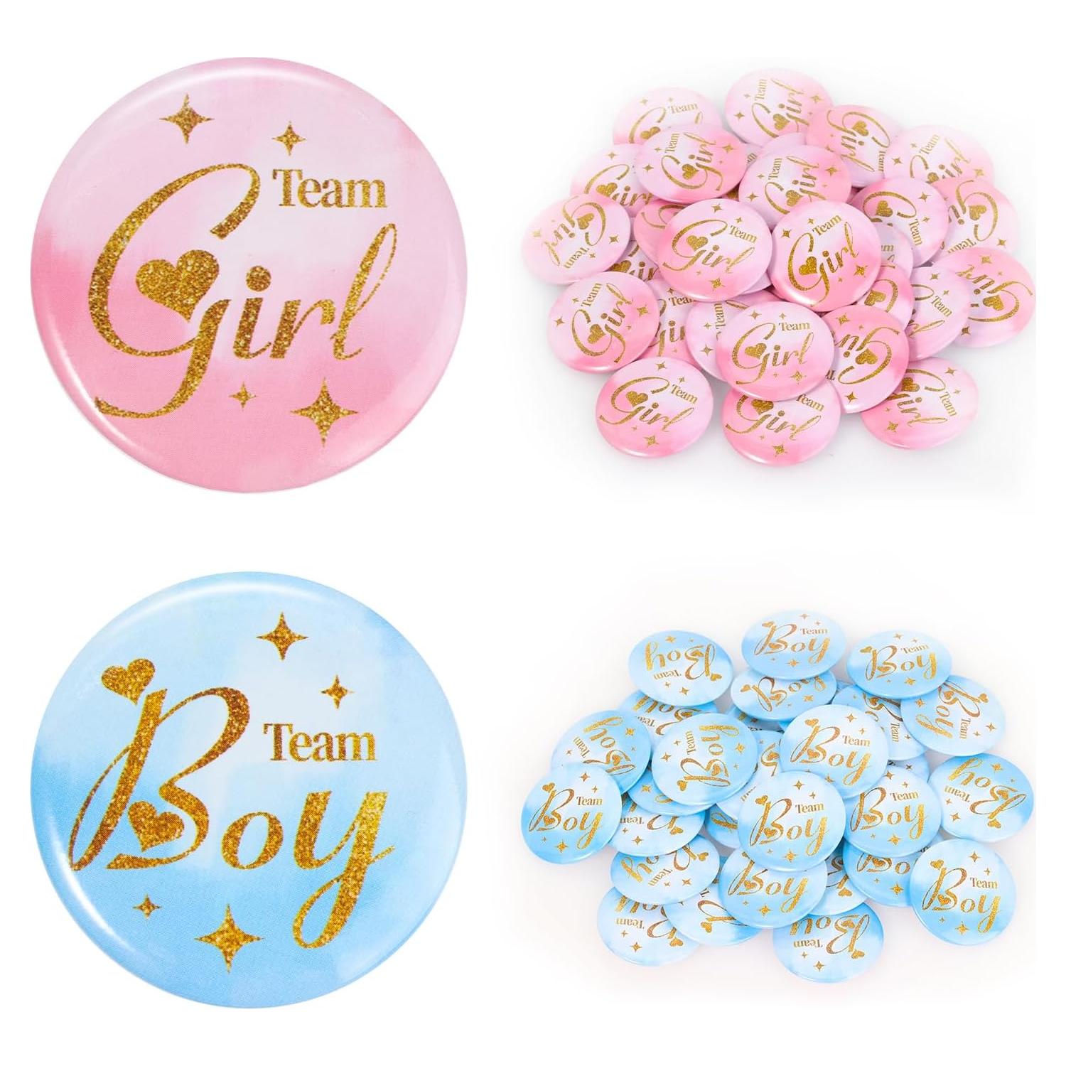 Pins de Revelación de Género 60Pcs 4.4cm - Mr Cozy